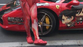 Illustration for article titled Ferrari Lovers, This Anime Stunt Might Horrify You